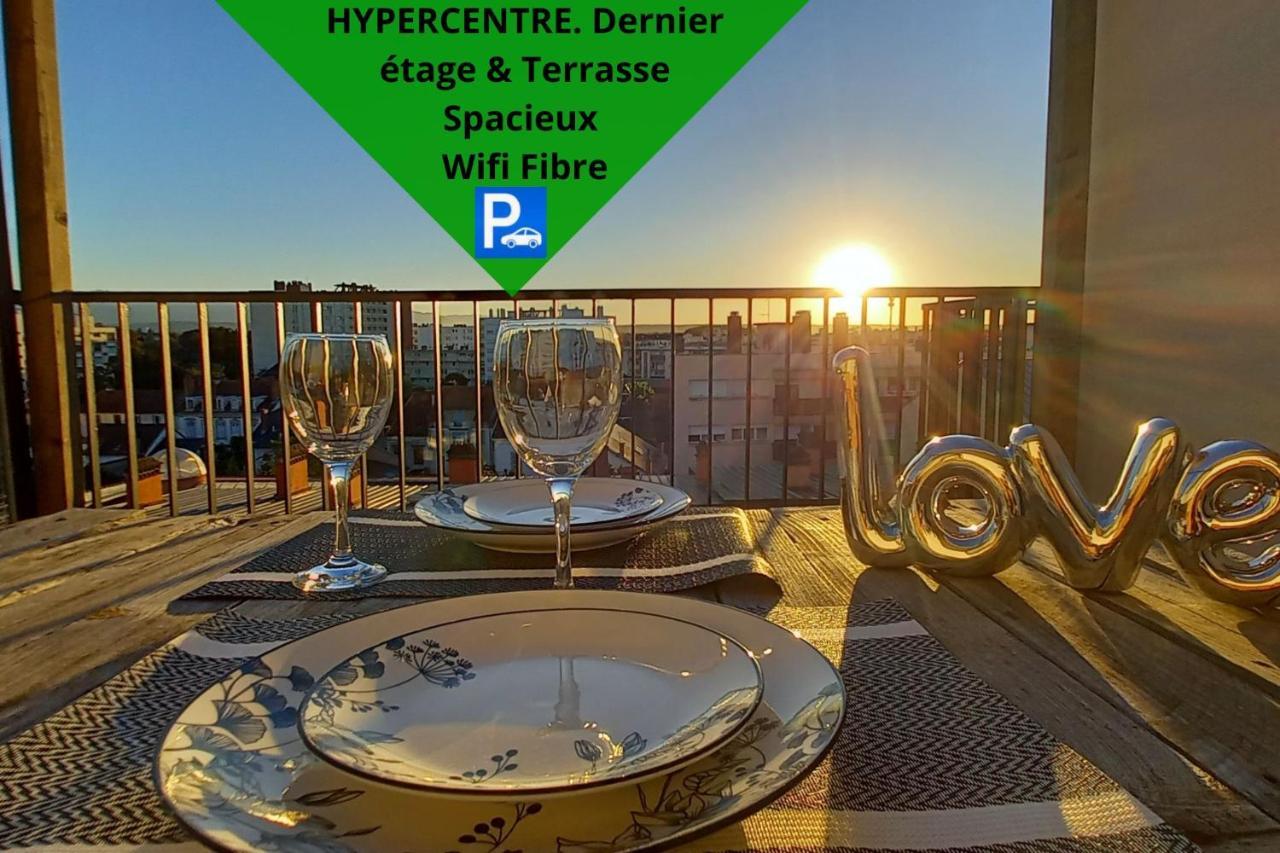 La Dolce Vita -T2 52M2- Dernier Etage- Terrasse-Parking-Wifi Fibre Apartamento Tarbes Exterior foto